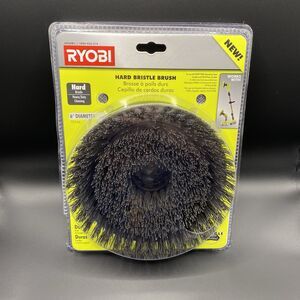 Ryobi 6 in Hard Bristle Brush for Ryobi P4500 & P4510 Power Scrubber Tool A95HB1